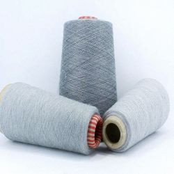 100% Polyester Melange Grey Spun Yarn
