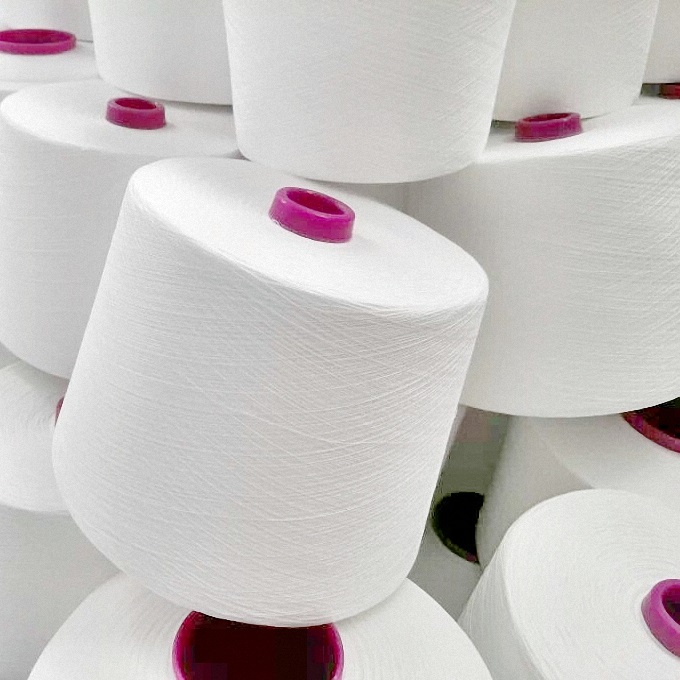 Polyester Yarn Optical White/Bleach White 40/2,42/2 to Vietnam,Thailand,Philippines,Indonesia etc