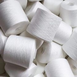 Optical White 20s/2,20s/3 Polyester Spun Yarn