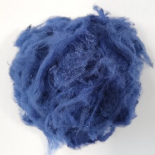 Dope Dyed Light Blue Polyester Staple Fiber