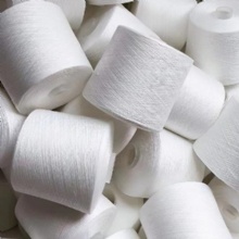 Bleachl White 42s/2 Polyester Spun Yarn to Indonesia