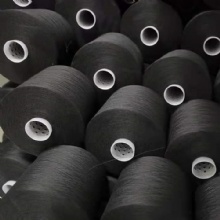 Black Polyester Spun Yarn 42/2 to Indonesia